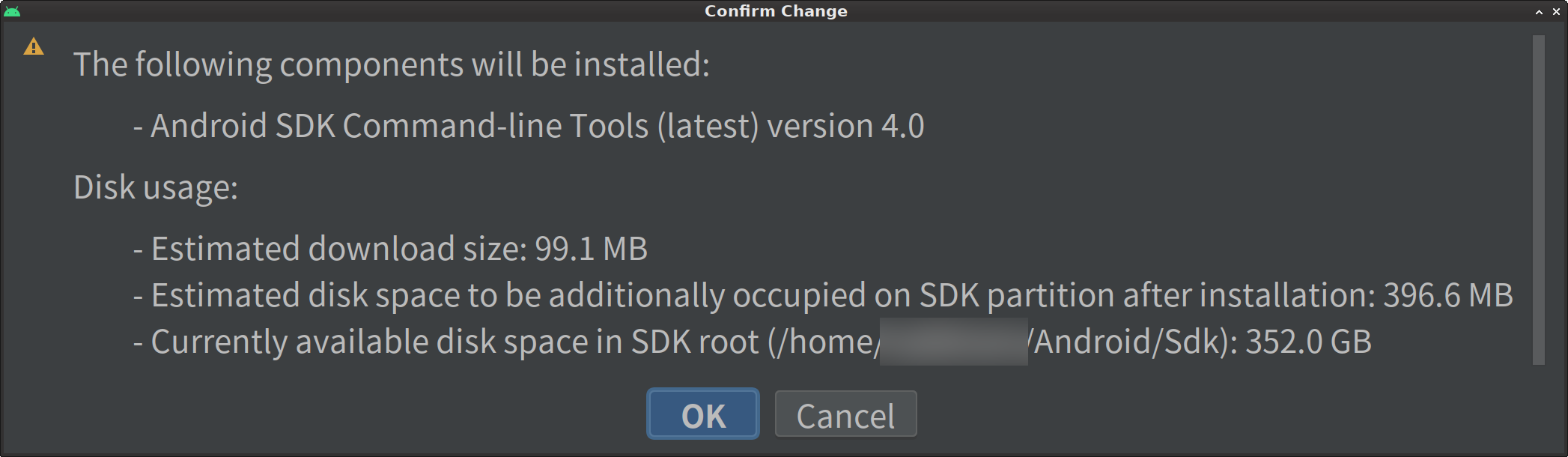 Android Studio Android SDK