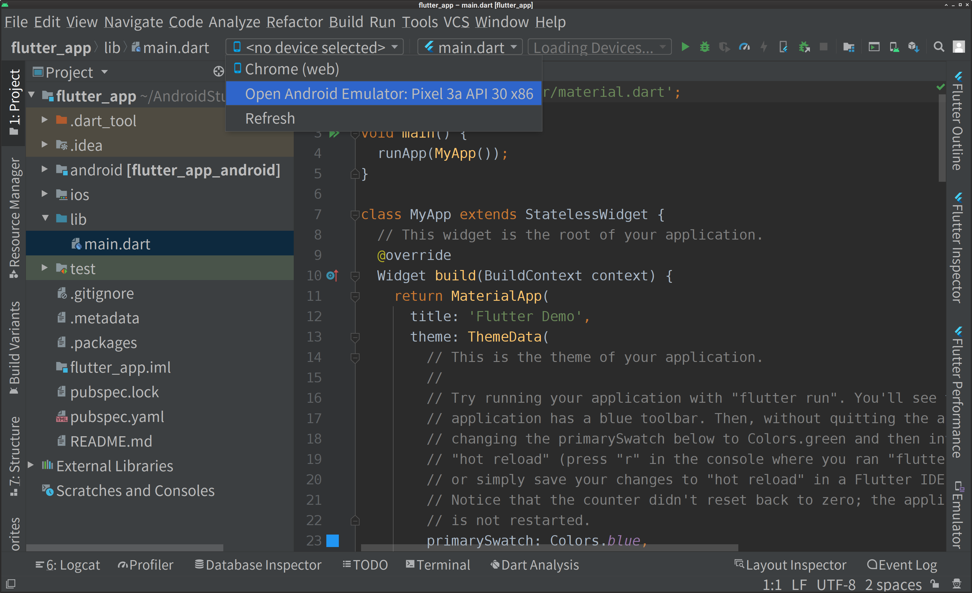Android Studio directory structure